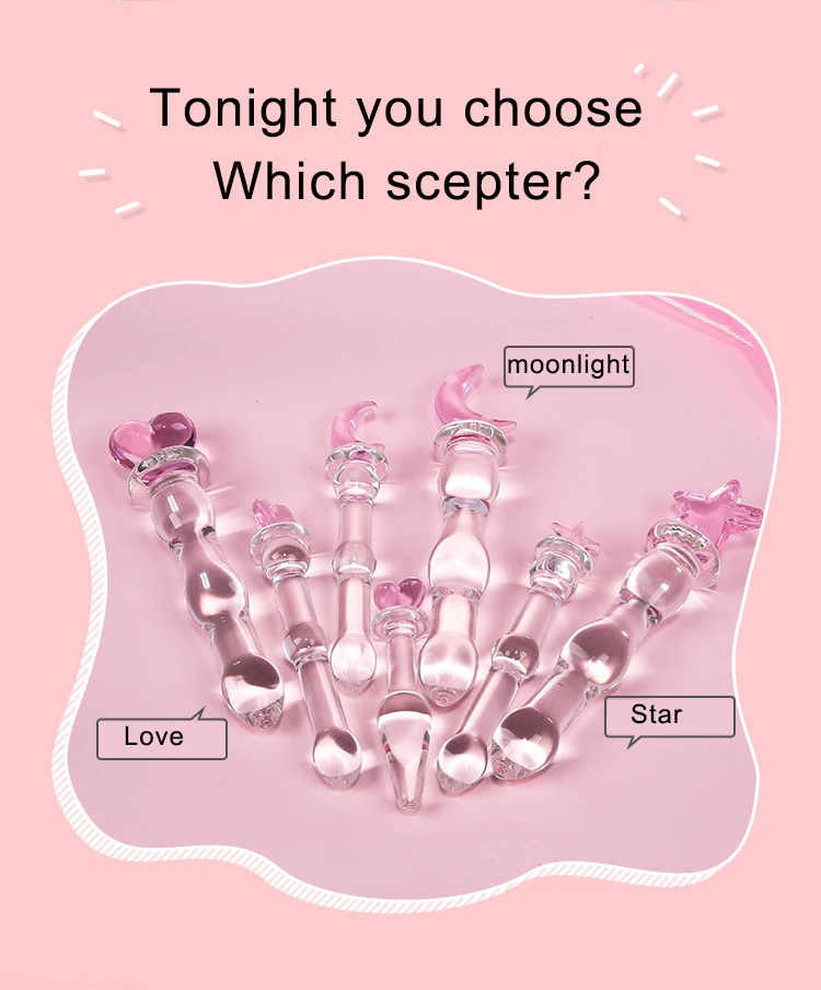 Magic Wand Crystal Penis Super Huge Big Dildo Sex Toys for Woman Sex Products Female Masturbation Glass Dildo Goods for Adults
