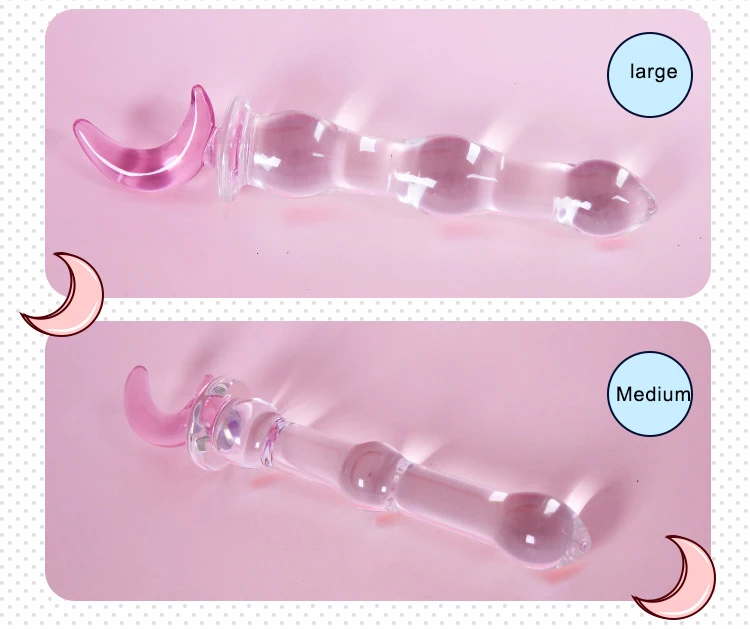 Magic Wand Crystal Penis Super Huge Big Dildo Sex Toys for Woman Sex Products Female Masturbation Glass Dildo Goods for Adults