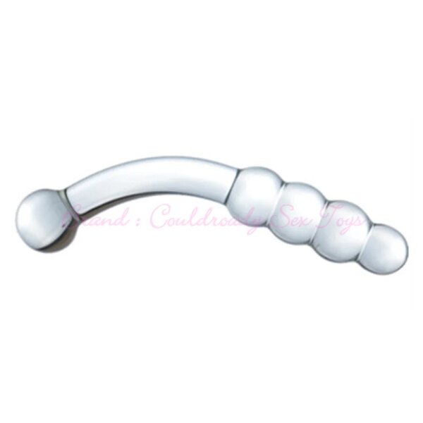Pyrex Glass Dildo 195x33mm Fake Penis Crystal Anal Beads Butt Plug Prostate Massager G Spot Female Masturbation Toys