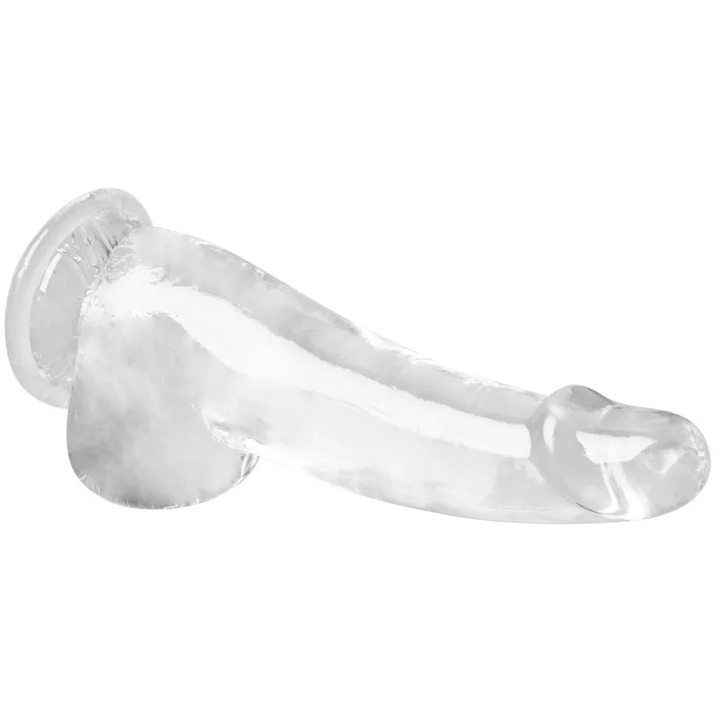 Purple Realistic Dildo Pink Crystal Penis Artificial Soft Smooth Dildo Anal Strap-on Stick with Balls Sex Toy for Women Adult18+ Purple Realistic Dildo Pink Crystal Penis Artificial Soft Smooth Dildo Anal Strap-on Stick with Balls Sex Toy for Women Adult18+