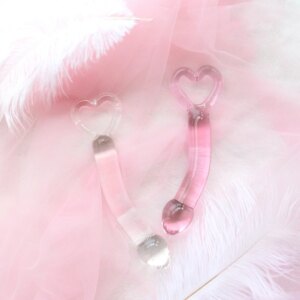 Cute Crystal Anal Glass Dildos Sex Toys For Woman Adult Erotic Products Prostate Massager Ass Masturbation Toy