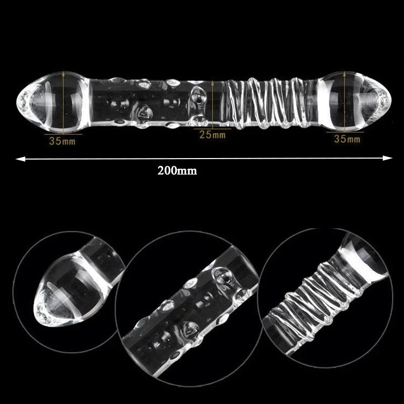 BLACKWOLF Crystal Glass Dildos Masturbator Realistic Dildo Penis Glass Beads Anal Butt Plug Sex toys for Woman Couples Vaginal BLACKWOLF Crystal Glass Dildos Masturbator Realistic Dildo Penis Glass Beads Anal Butt Plug Sex toys for Woman Couples Vaginal
