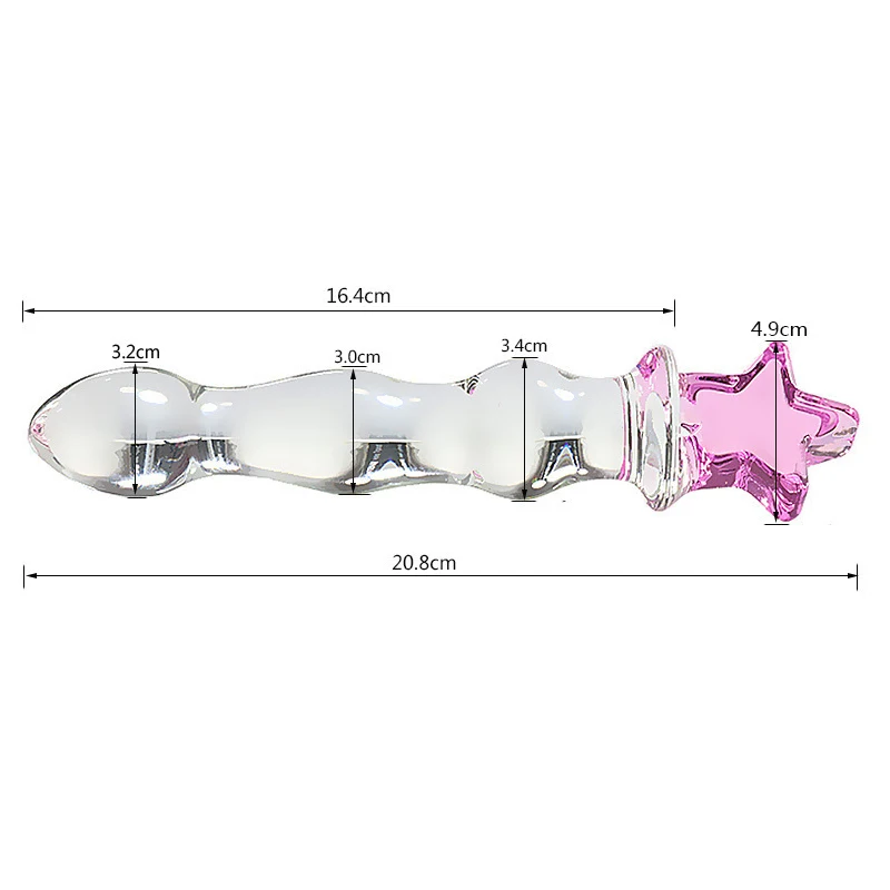 BLACKWOLF Crystal Glass Dildos Masturbator Realistic Dildo Penis Glass Beads Anal Butt Plug Sex toys for Woman Couples Vaginal BLACKWOLF Crystal Glass Dildos Masturbator Realistic Dildo Penis Glass Beads Anal Butt Plug Sex toys for Woman Couples Vaginal