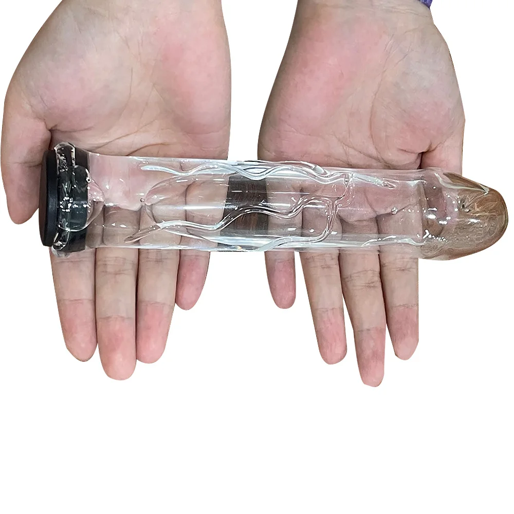 Manyjoy Glass Dildo Crystal Realistic Dilator Long Viginal Anus Plug G-Spot Massager SM Adult Sex Toy for Women Men Masturbator