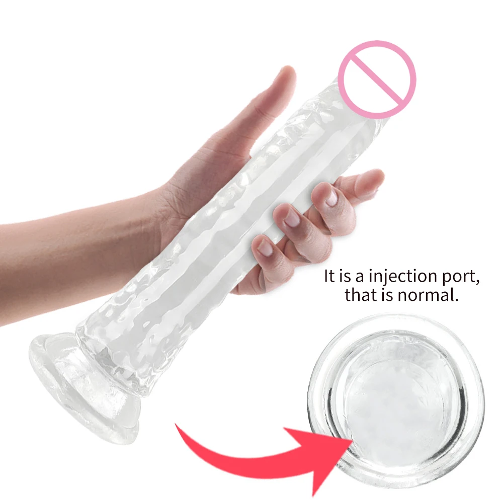 Crystal Glass Dildo Realistic Penis Artificial Anal Dildo G-spot Stimulate Female Masturbation Glass Dildos Sex Toys For Women