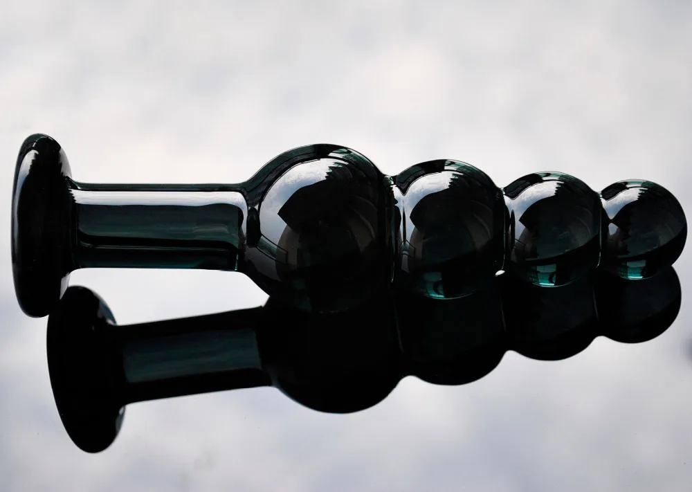 Large Pyrex Glass Anal Beads Big Balls Crystal Dildo Penis Butt Plug Artificial Dick Masturbate Adult Sex Toy For Women Men Gay