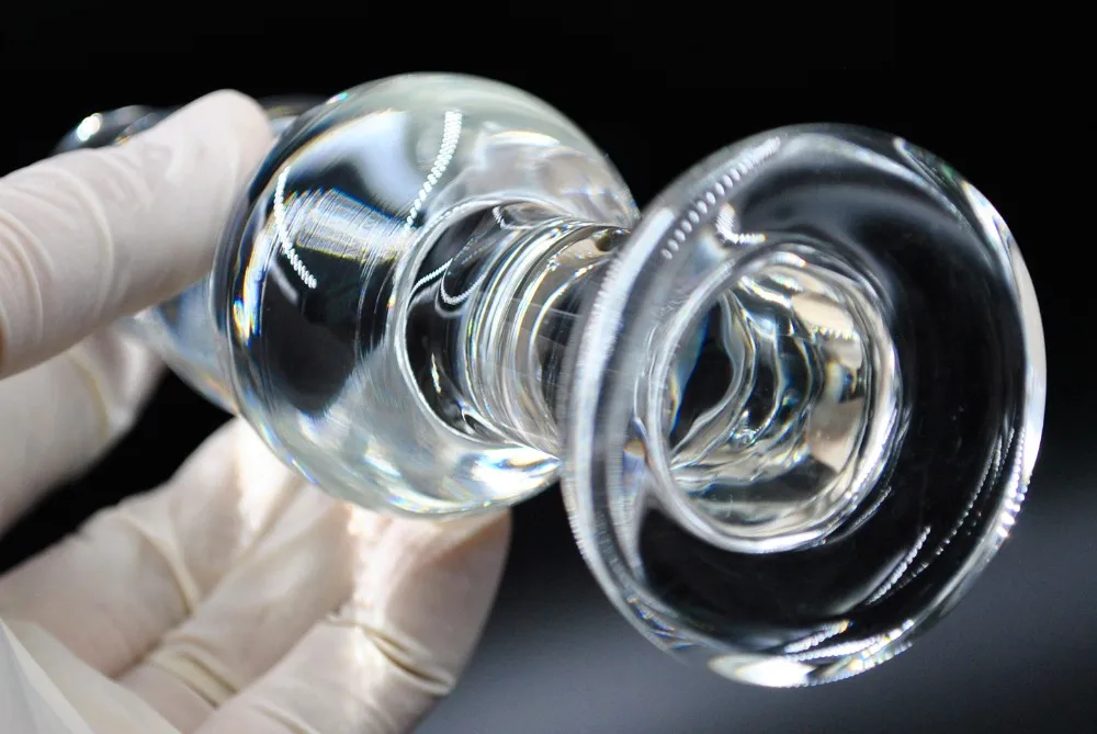 Large Pyrex Glass Anal Beads Big Balls Crystal Dildo Penis Butt Plug Artificial Dick Masturbate Adult Sex Toy For Women Men Gay