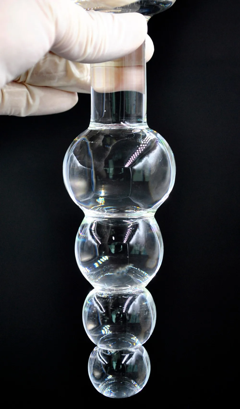 Large Pyrex Glass Anal Beads Big Balls Crystal Dildo Penis Butt Plug Artificial Dick Masturbate Adult Sex Toy For Women Men Gay