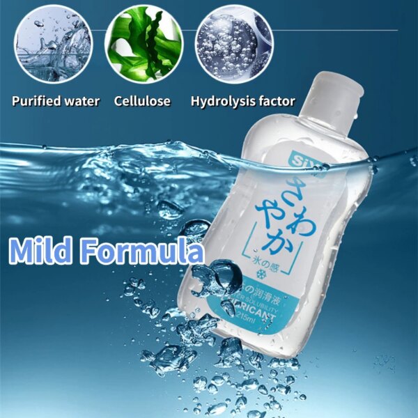215ML Water Based Human Body Lubricant Cool Hot Feeling Lubricant Gel Adult Vaginal Anal Sex Products Lubricating Liquid Sexshop
