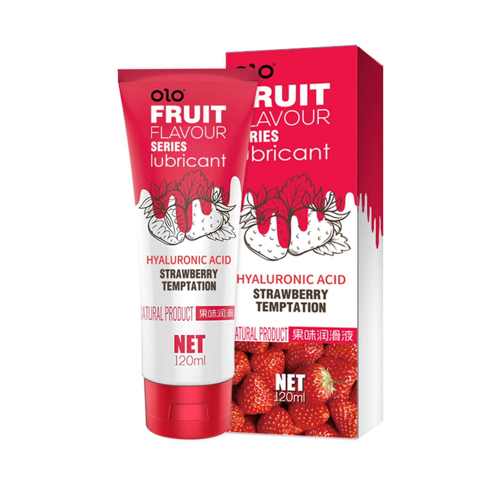Lickable Fruity Flavor Lubricant Oral Sex Hyaluronic Acid Lubricant Sex Lube Water Based Anal Sex for Adults Sexes Accessoires
