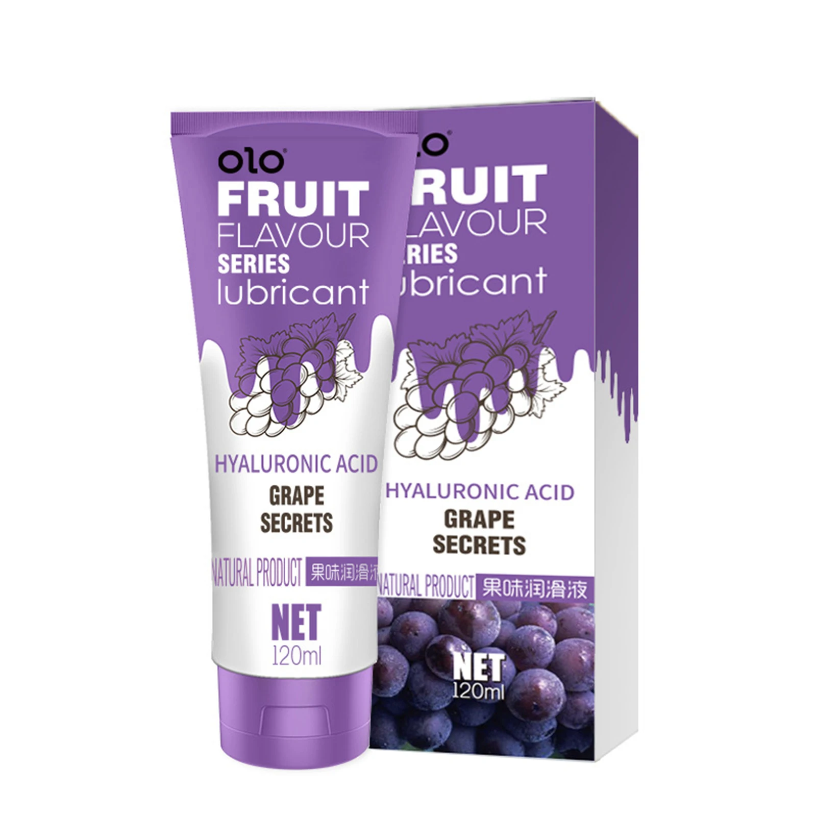 Lickable Fruity Flavor Lubricant Oral Sex Hyaluronic Acid Lubricant Sex Lube Water Based Anal Sex for Adults Sexes Accessoires
