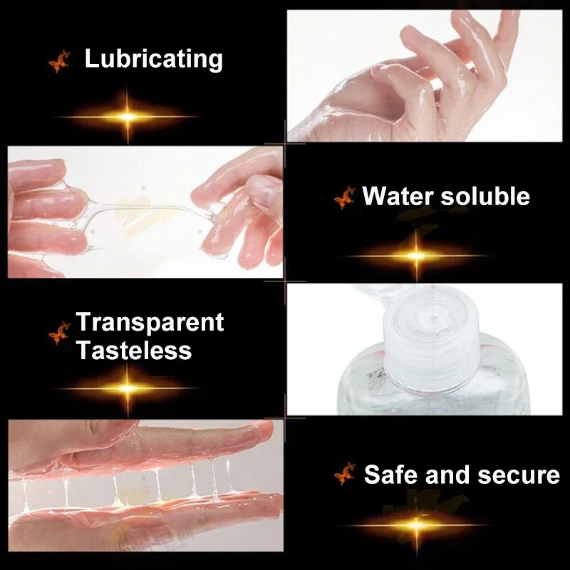 200ml Fruit Flavor Lube for Women Men Sex Lubricant Water-based Blueberry Strawberry Peach Sex Oil Vaginal Anal Gel Adults 18+