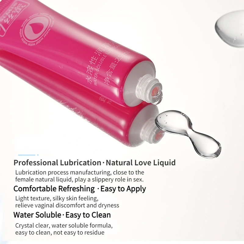 25/50ML Water-based Lubricant for Sex Adults Anal Lubrication Gel Exciter sexes accessoires Female Vagina Lubricants Sexshop 18+