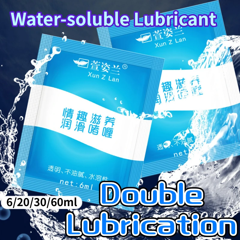 6/20/30/60ML Adults Sex Water Based Lubricant Couple Anal Vagina Sex Lube Lubricants Oil Easy To Clean Sexual Lubricating Fluid