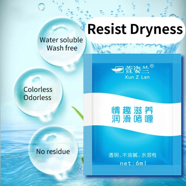6/20/30/60ML Adults Sex Water Based Lubricant Couple Anal Vagina Sex Lube Lubricants Oil Easy To Clean Sexual Lubricating Fluid