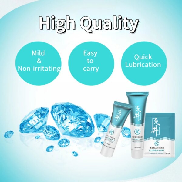 Water Based Lubricant for Couple Sex Adults Intimate Goods Lubricating Fluid Lube sexes accessoires Anal Vagina Sex Lubrication