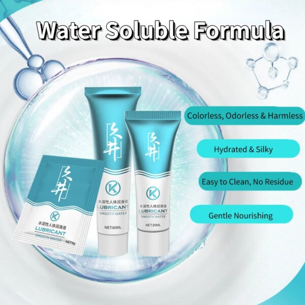 Water Based Lubricant for Couple Sex Adults Intimate Goods Lubricating Fluid Lube sexes accessoires Anal Vagina Sex Lubrication