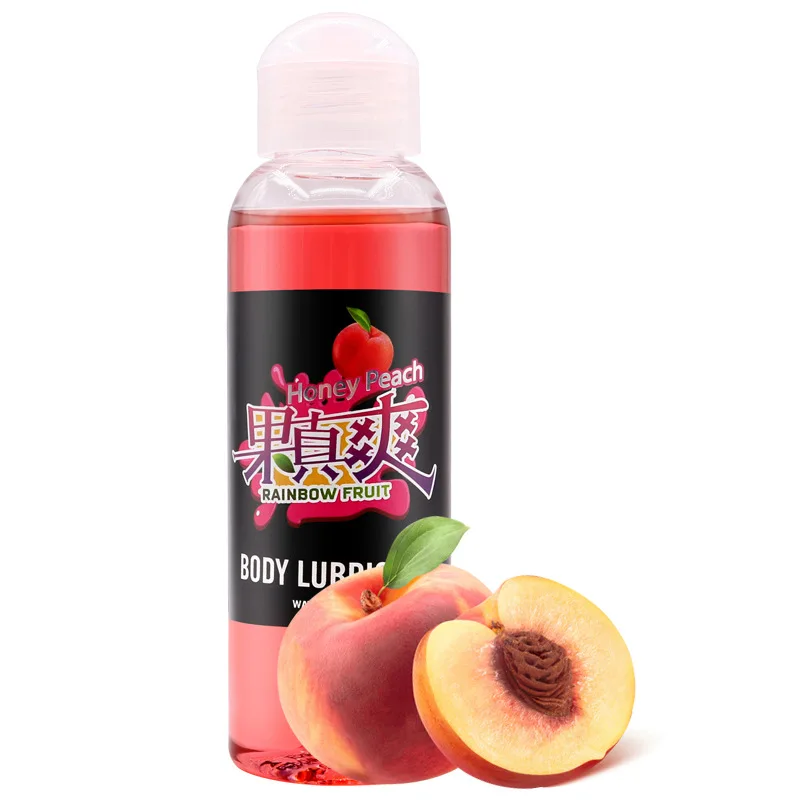 Fruity Oral Sex Lubricant 100ml Lickable Strawberry Flavor Water-based Lubricanting Fluid for Adults Sexual Anal Vagina Sex Lube