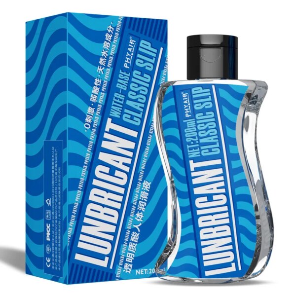 200ML Large Capacity Sex Lube Hyaluronic Acid Water-based Gel Sexual Lubricant for Couple Vagina Anal Sex Toy Lube Adult Sexshop