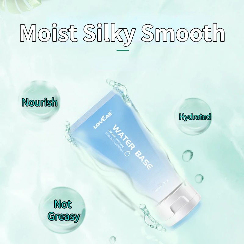 60ml Adults Sex Lubricants Human Body Water-based Transprant Lubricating Fluid Vaginal Anal Gel Sex Couple Product Lubricant Oil