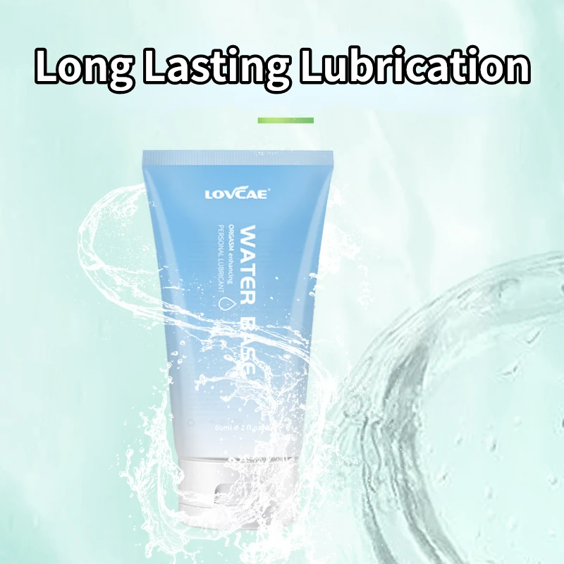 60ml Adults Sex Lubricants Human Body Water-based Transprant Lubricating Fluid Vaginal Anal Gel Sex Couple Product Lubricant Oil
