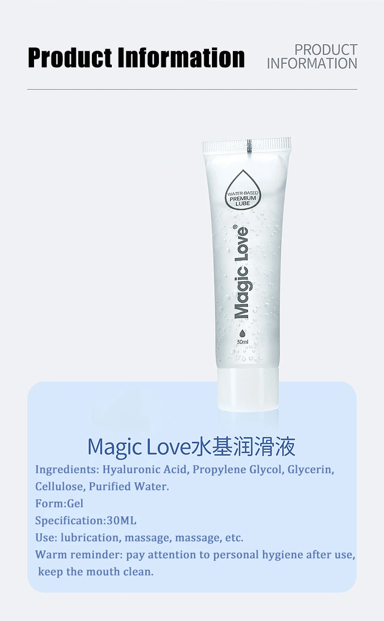 30ml Orgasmic Lubricant Body Lubricant Water-based Erotic Products Private Lubricant Can Be Licked and Sucked Female Products