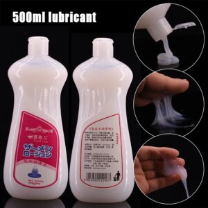 500ML Lubricant For  Cream Super Capacity  Lube Water Based Sex Massage Oil  Couple Game