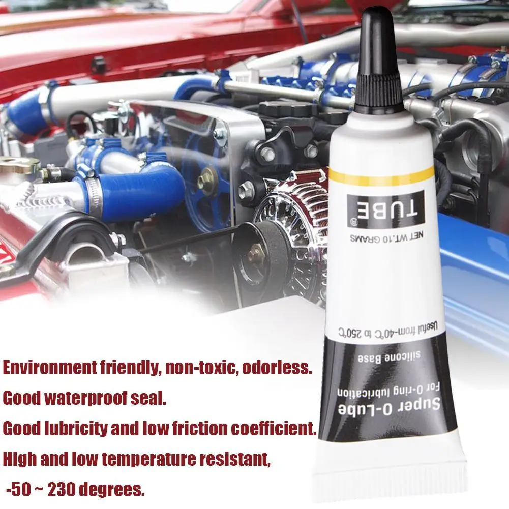10g Food Grade Waterproof Silicone Grease Lubrication for Coffee Machines Car Gear Super O-lube O-ring Lubrication Silicone Base