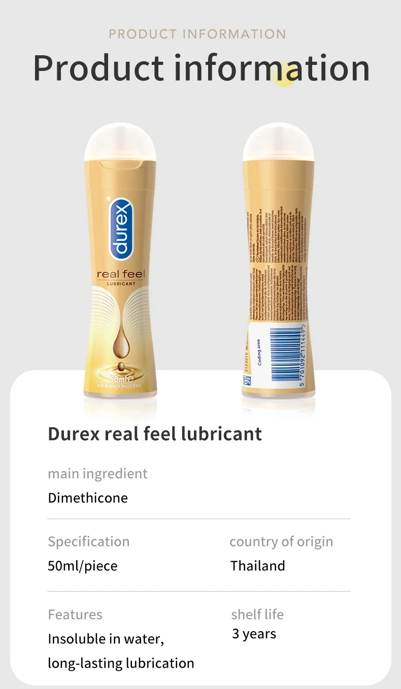 Durex Lubricant Realfeel Smooth Silicone-based
