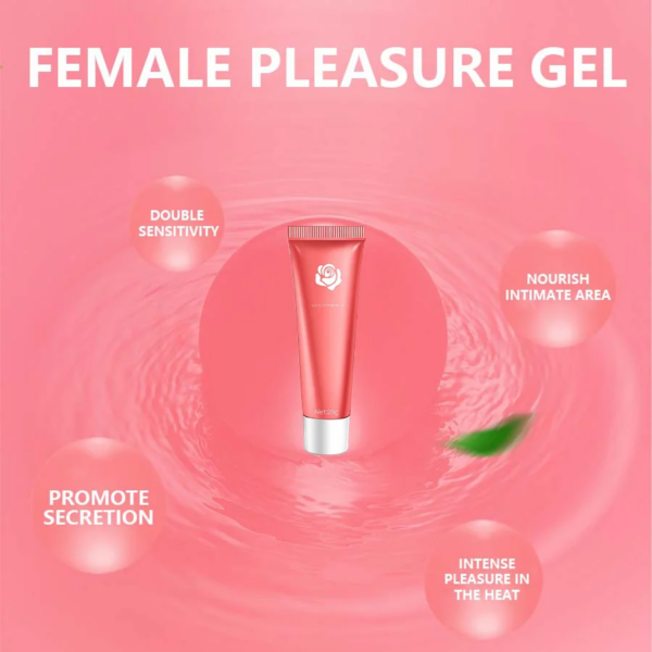 Women's Pleasure Gel, Private Part Sensitive Enhancing Liquid, Water Based Silicone Lubricant Flavorless Couple Adult Supplies