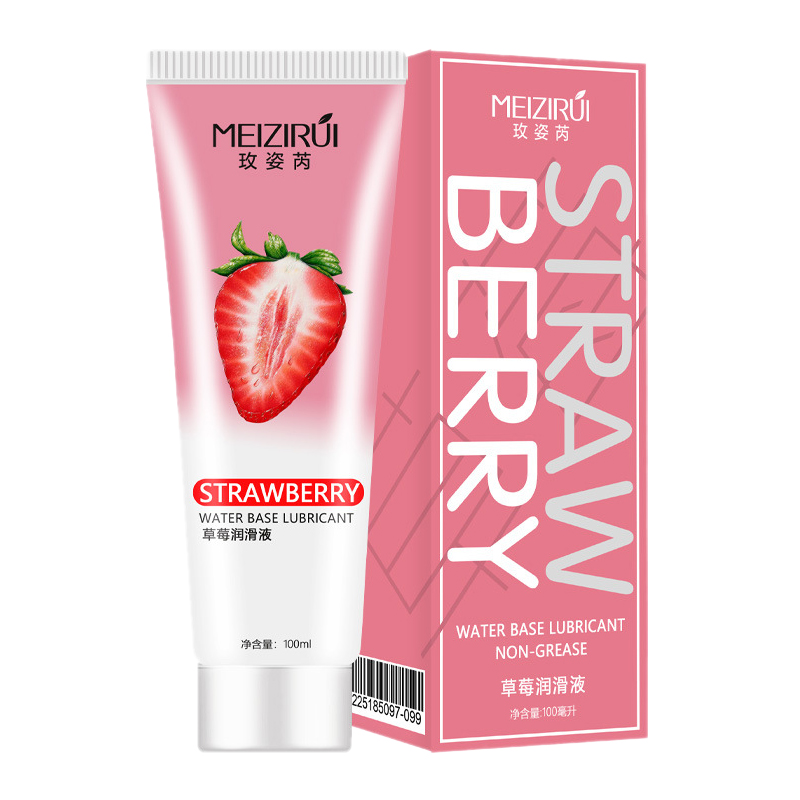 Strawberry Lubricant Sex Anal Lubricant Gay Oil Oral Lubricant Sterilization Sexual for Men Lube Silicone Water Based 18+