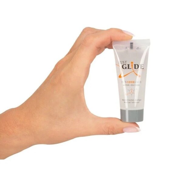 Just Glide Performance Hybrid Lube  Water & Silicone base Long Lasting 20ml