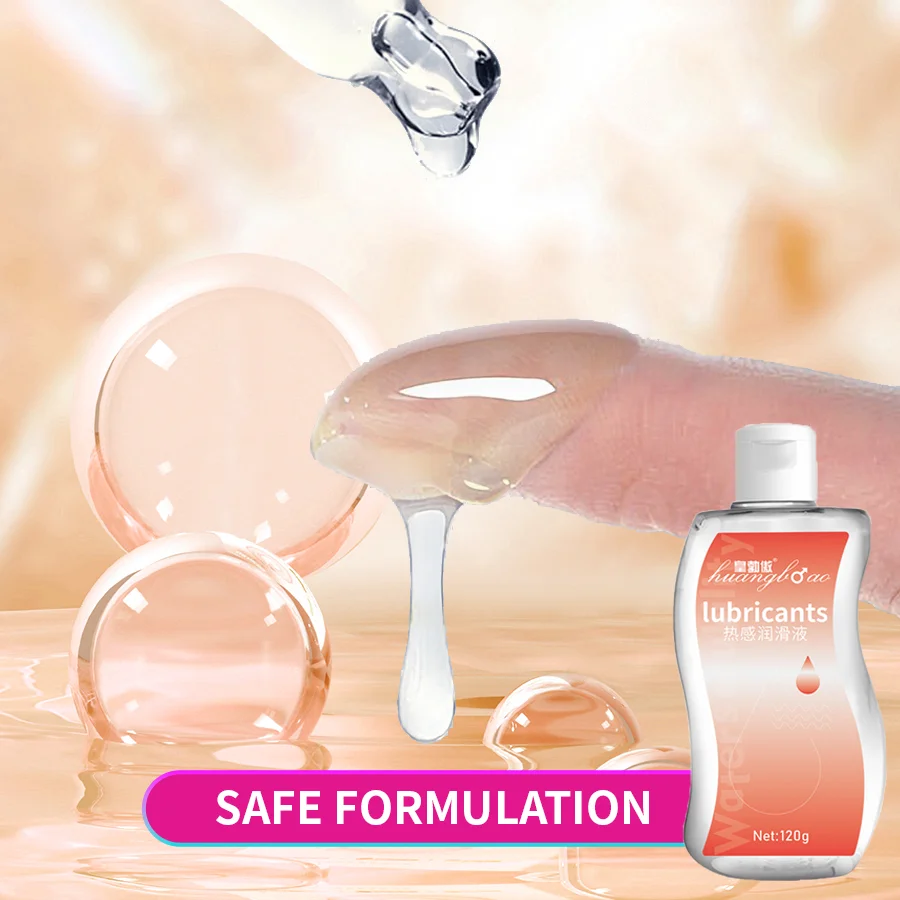 Silicone-base thermal No Pain Lube Gay Silicon Gel Grease Water Based Lubricants Masturbating Sex Products Intimate 120g