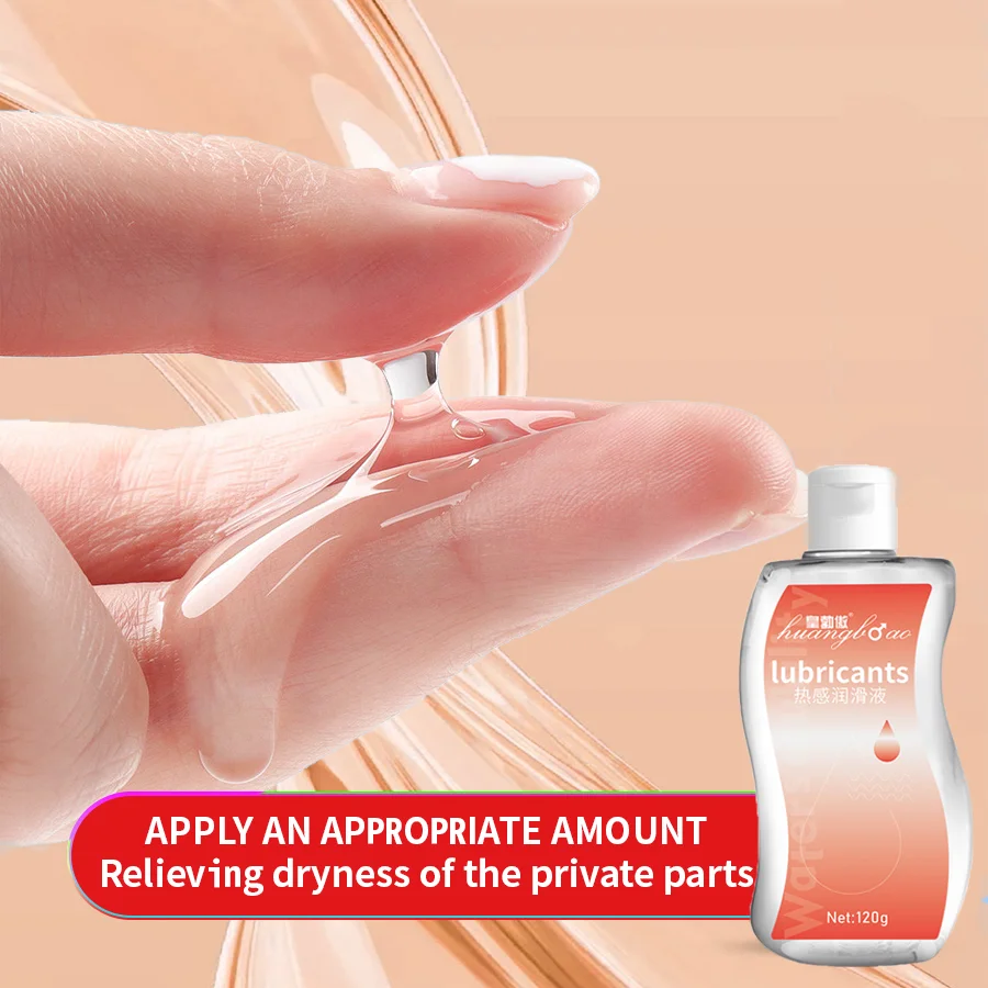 Silicone-base thermal No Pain Lube Gay Silicon Gel Grease Water Based Lubricants Masturbating Sex Products Intimate 120g