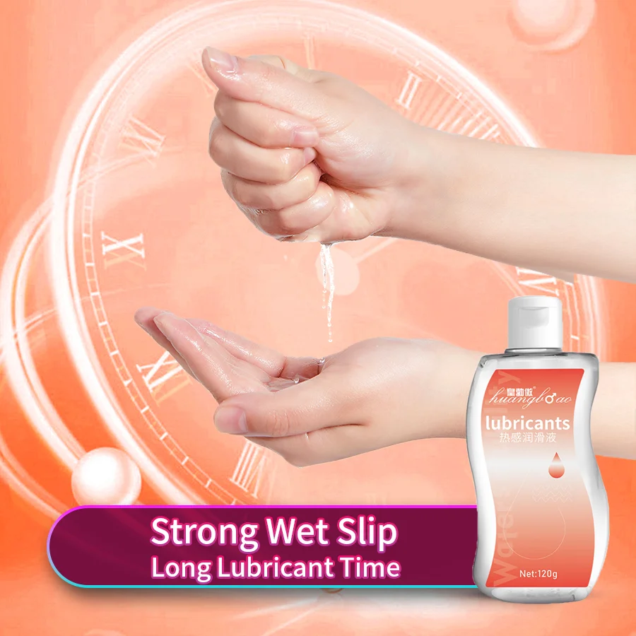 Silicone-base thermal No Pain Lube Gay Silicon Gel Grease Water Based Lubricants Masturbating Sex Products Intimate 120g
