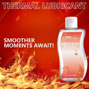 Silicone-base thermal No Pain Lube Gay Silicon Gel Grease Water Based Lubricants Masturbating Sex Products Intimate 120g