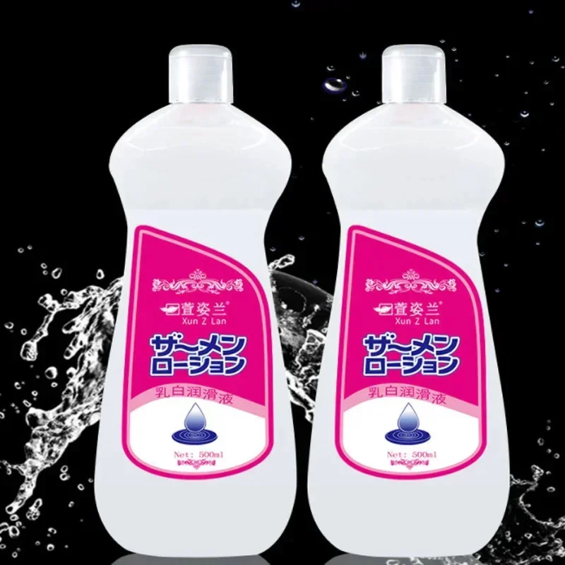 Lubricant for Sex Cream Super Capacity Viscous Lube Water Based Sex Massage Oil Anal Adult Masturbation 500ML Lubricant for Sex Cream Super Capacity Viscous Lube Water Based Sex Massage Oil Anal Adult Masturbation 500ML