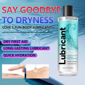 Intimate smooth Lubricant Pleasure Body Erotic Oil Lubricant Adult Sex Supplies flirting for couples 200ml