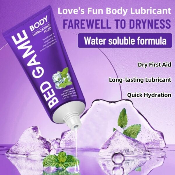 Intimate mint Lubricant Pleasure Body Erotic Oil Lubricant Adult Sex Supplies flirting for couples 200ml