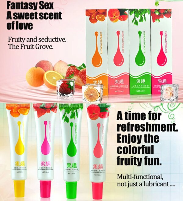50ML Oral Sex Lubricant Anal for Sex Water-Soluble Lube Women Vagina Lubricants Oil Gay Orgasm Gel Adult Sex Toys Lesbian 18