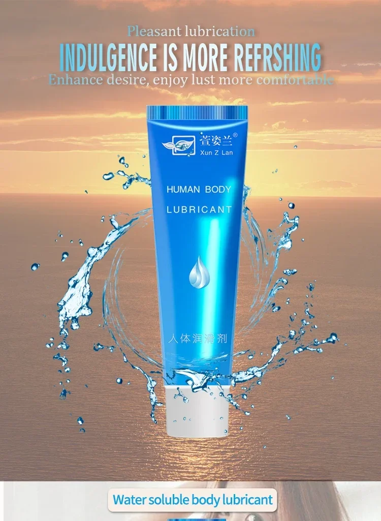 Silicon Based Lubricant Anal Grease for Sex Gel Vagina Lubrication Oil Based Lube 30ml Lubricante Sexual Silk Touch Gay Couples