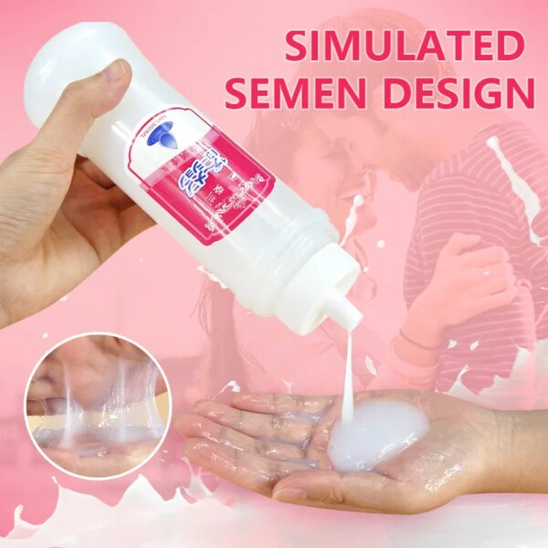 Lubricant for Gay Sex 200/300/500ml Sex Semen Viscous Lube for Vagina Anal Plug Oil Lubrication Intimate Goods Adult Sex Toys