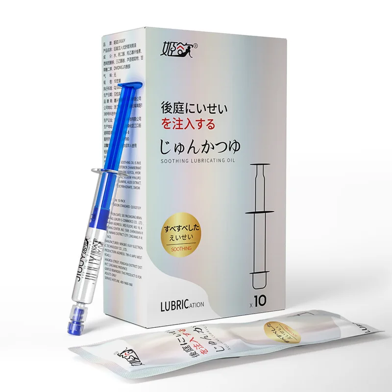 Disposable Injection Lubricant Applicator Sex Toys for Adults Man Women Vaginal Anal Sex Water-soluble Lube Sexual Products 18+