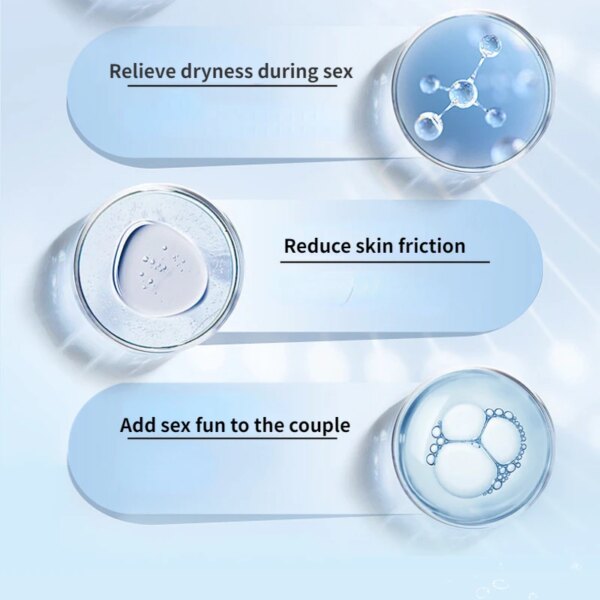 100ml Men Body Hot Cool Water-Soluble Lubricant Adult Sex Toys Products for Anal Vaginal Sex Lubricating Female Body Massage Gel