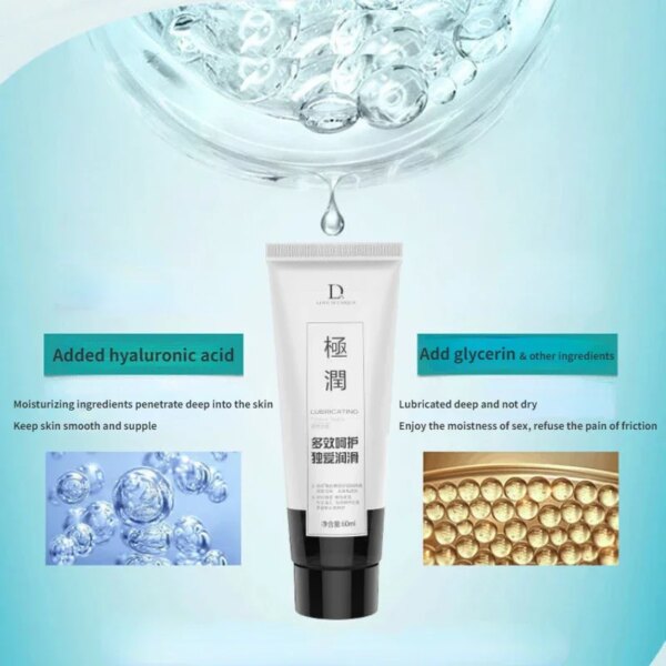 Lubricant for Sex 8/20/60ML Water-soluble Easy to Clean Lubricating Fluid Adults Couples Anal Lubrication Sexes Toys accessoires