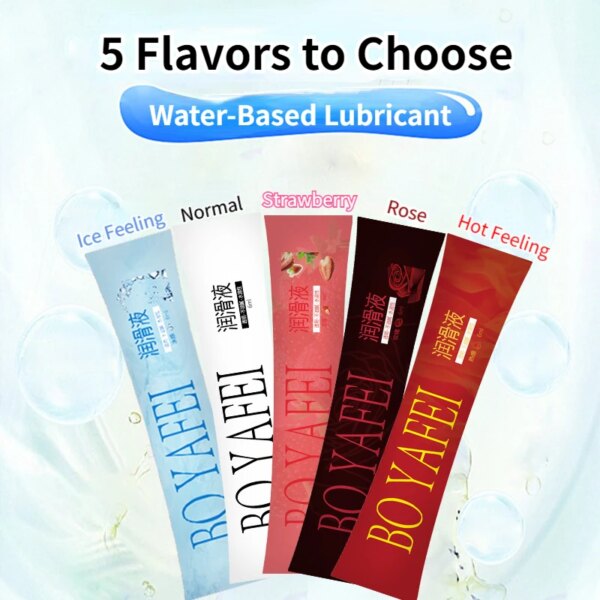 5PCS Water-soluble Lubricant for Sex Human Body Lubricating Oil Adults Sex Toys Man Vagina Anal Lube Women Sexshop 6ml/bag Lube