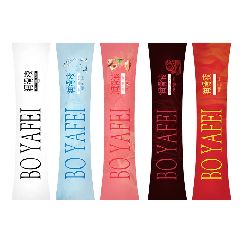 5PCS Water-soluble Lubricant for Sex Human Body Lubricating Oil Adults Sex Toys Man Vagina Anal Lube Women Sexshop 6ml/bag Lube