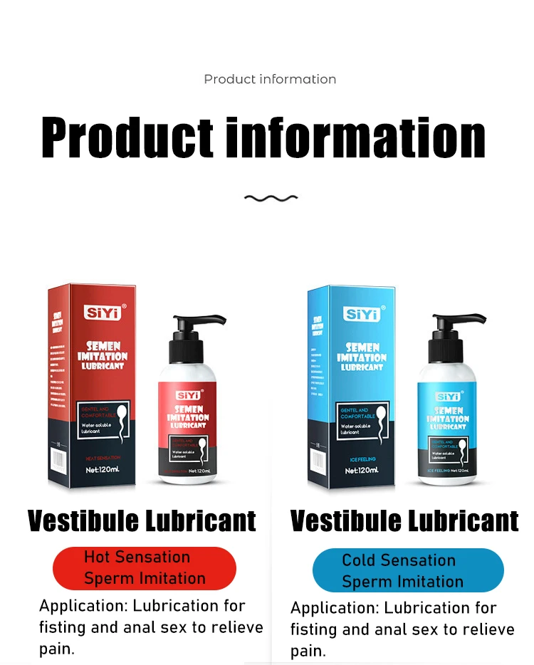 SiYi Lubricant Heat 120ml 300ml Anal Vagina Sex Lubricants Women Love Kiss Oil Men Gay Masturbated Lube Adult Goods for Toy Gel