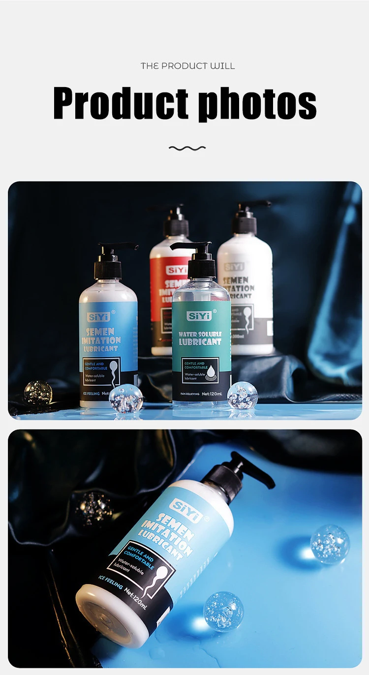 SiYi Lubricant Heat 120ml 300ml Anal Vagina Sex Lubricants Women Love Kiss Oil Men Gay Masturbated Lube Adult Goods for Toy Gel