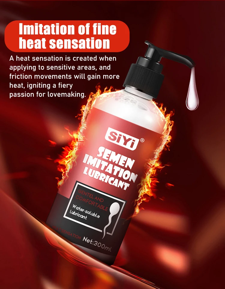 SiYi Lubricant Heat 120ml 300ml Anal Vagina Sex Lubricants Women Love Kiss Oil Men Gay Masturbated Lube Adult Goods for Toy Gel